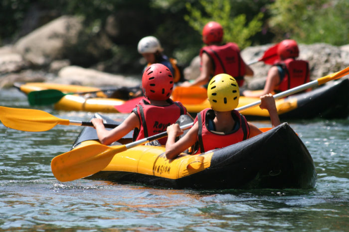 plaisir en kayak